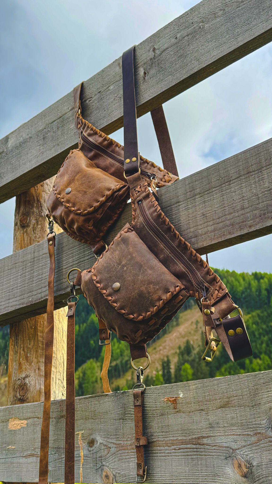Schenkeltasche in Echtleder - Handmade (Limited Edition)