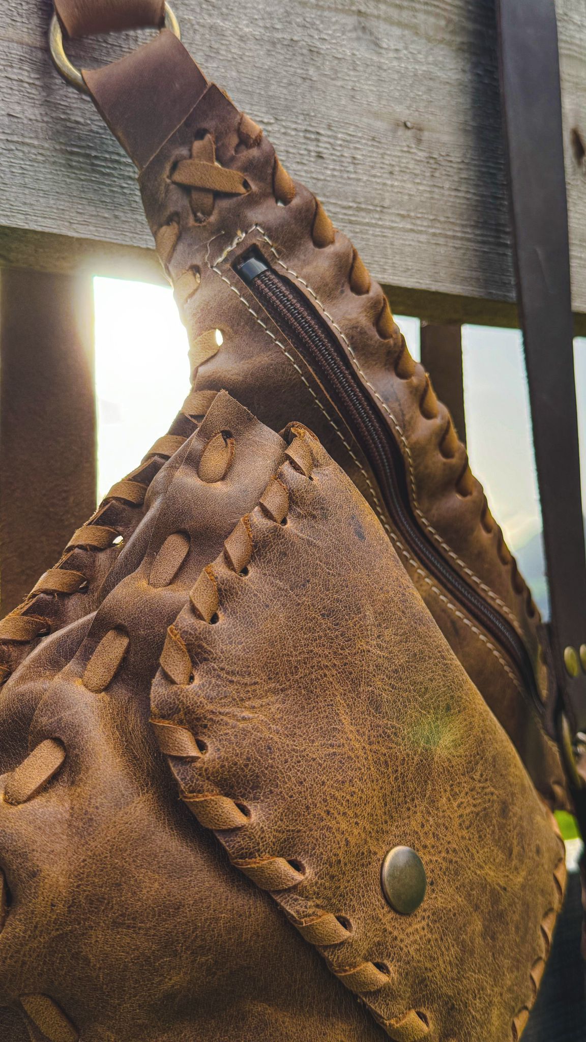 Schenkeltasche in Echtleder - Handmade (Limited Edition)