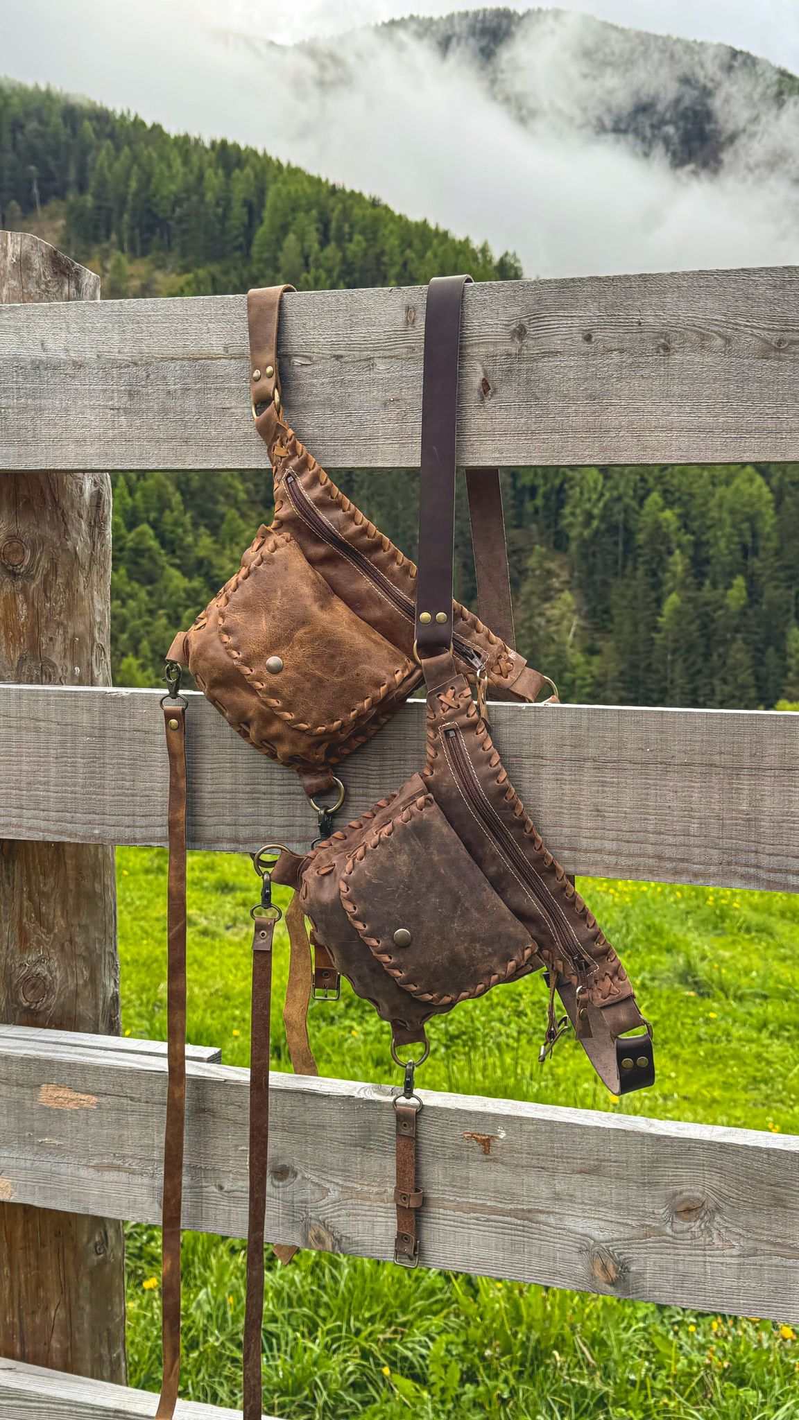 Schenkeltasche in Echtleder - Handmade (Limited Edition)