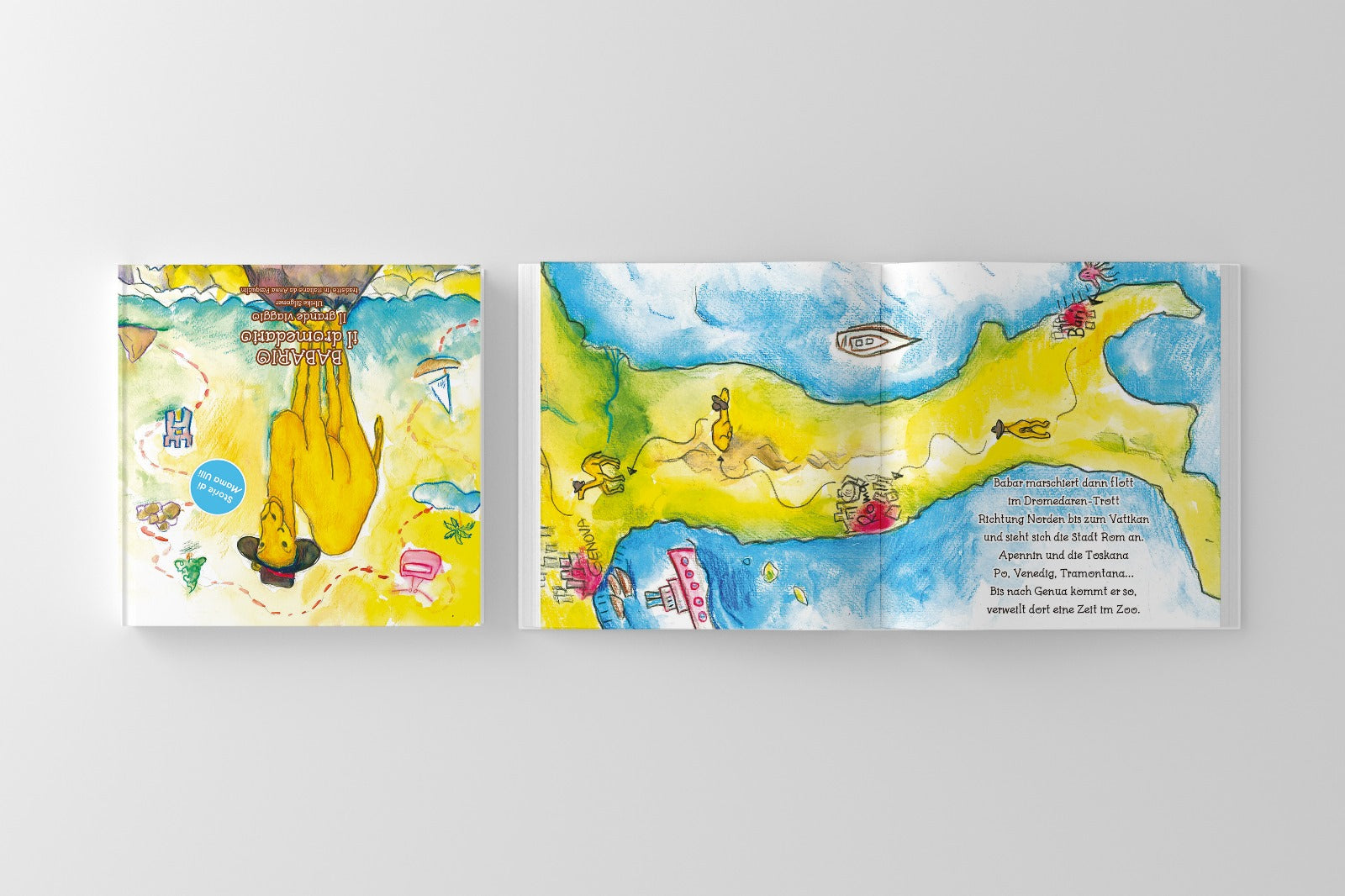 Komplettpaket: Wasserzwerg & Prinzessin Iris & Babar das Dolomiten-Dromedar